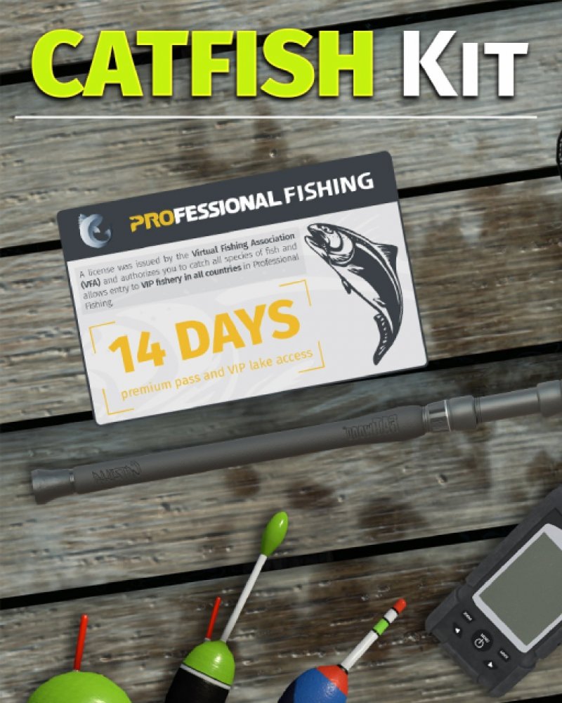 Professional Fishing Catfish Kit (PC - Steam) - Elektronická licence