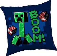 Dekorativní polštářek Minecraft Jolly Boom polštářek - 40x40 cm