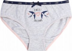 LA/MA Dívčí bavlněné kalhotky, Sweet dreams - 3ks v balení