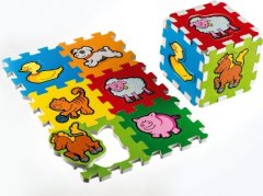 Pěnové puzzle Moje první zvířátka 15x15x1,2cm 6ks MPZ
