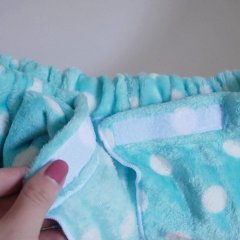 Ručníkové šaty - koupelová sada - světle modrá