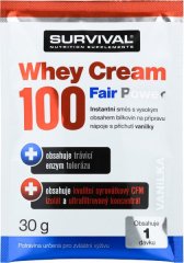 Whey Cream 100 Fair Power - 1000 g, jahoda