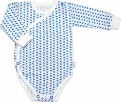 Zavinovací kojenecké body + polodupačky UMBRELLA, 2D sada, Mrofi, modrá
