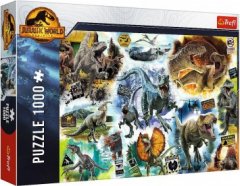 Puzzle Po stopách dinosaur/Jurassic world 1000 dílků 68,3x48cm