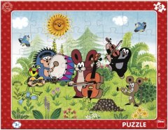 Puzzle deskové Krtek a kapela 29x37cm 40 dílků