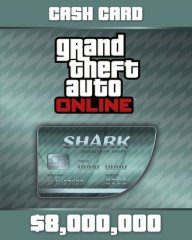 Grand Theft Auto V Online The Megalodon Shark Cash Card 8,000,000$ GTA 5