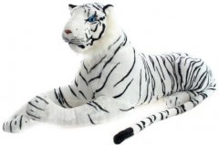 Plyš Tygr bílý 110 cm