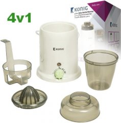 4v1 ohřívač kojeneckých lahví, sterilizátor, odšťavňovač a jogurtovač