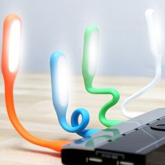 USB lampička Flex: zelená