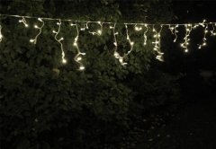 Vánoční světelný déšť 5 m, 144 LED, studeně bílý