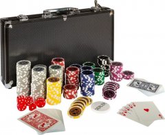GamesPlanet Poker set Black Edition, 300 ks žetonů 1 - 1000