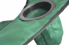 Skládací kempingová židle DIVERO, XL, zelená