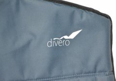 Skládací kempingová židle DIVERO, XL, modrá