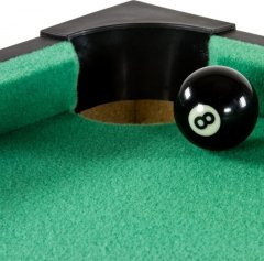 GamesPlanet Mini kulečník pool, 92 x 52 x 19 cm, hnědá