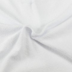 Froté prostěradlo bílé, 100x200cm