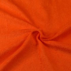 Froté prostěradlo oranžové, 100x200cm