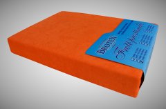 Brotex Froté prestieradlo oranžové, Výběr rozměru 180x200cm dvojlůžko