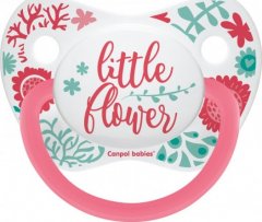 Sada 2 ks symetrických dudlíků, 6 - 18 m, Canpol Babies - Little flower, Cupcake