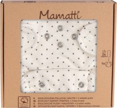 Mamatti Látková plenka EKO sada - kalhotky + 2 x plenka, vel. 5 - 14 kg, Dots