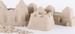 Adam Toys, Kinetický písek přírodní - 5kg + nafukovací pískoviště