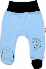Baby Nellys 2-dílná sada body dl. rukáv + polodupačky, modrá - Baby Little Star