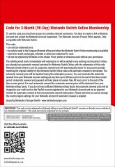 90 dní Switch Online Membership Individual (Nintendo Switch)