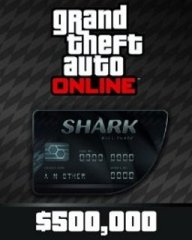 Grand Theft Auto V Online Bull Shark Cash Card 500,000$ GTA 5