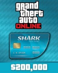 Grand Theft Auto V Online Tiger Shark Cash Card 200,000$ GTA 5