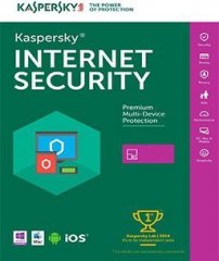 Kaspersky Internet Security 2017, 1 lic. 1 rok (PC)