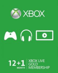 Xbox Live Gold 12+1m EU,US (XBOX)