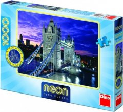 DINO Svítící puzzle Tower Bridge, Londýn 1000 dílků
