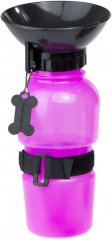 Cestovní láhev na vodu pro psa - Růžová