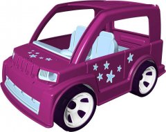 EFKO IGRÁČEK MultiGO Auto Pinky Star set s figurkou plast STAVEBNICE
