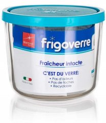 Dóza skleněná FRIGOVERRE 813 ml, modré víčko
