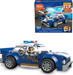 MEGA CONSTRUX Policejní vozidlo set 113 dílků s figurkou STAVEBNICE