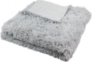 Luxusní deka s dlouhým vlasem 150x200cm SVĚTLE ŠEDÁ