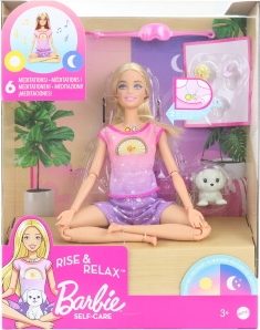 Barbie Panenka a meditace od rána do večera HHX64