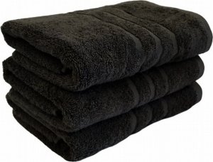Osuška Sofie černá 70x140 cm - bavlna