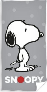 Osuška Snoopy Grey 70x140 cm - bavlna
