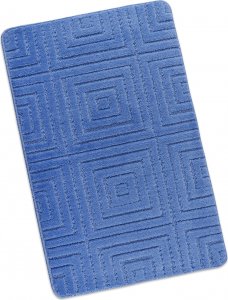 Brotex Kúpeľňová predložka 60x100cm Sv. modre čtverce