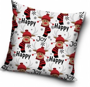 Vánoční povlak Happy Joy 40x40 cm
