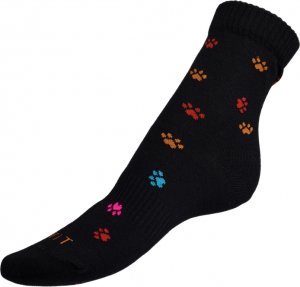 Ponožky Tlapka 1 - 35-38 - černá