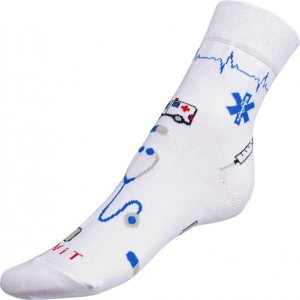 Ponožky Zdravotnictví - 39-42 - bílá