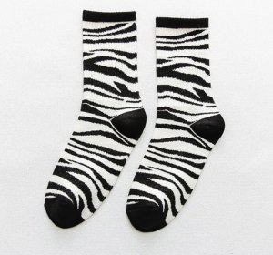Veselé ponožky - zebra