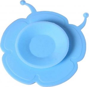 Protiskluzová přísavka na dětské nádobí - modrá