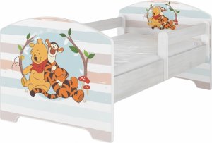 BabyBoo Dětská postel Disney, 160 x 80 cm Medvídek PÚ proužek