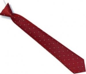 Dunpillo Dětská kravata Mini, 21 cm - odstíny vínové