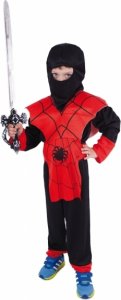 Dětský kostým červený ninja (S)