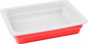 LAVA METAL Litinový talíř 33x26 cm - červený