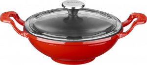 LAVA METAL Litinový wok 16 cm - červený